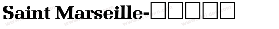 Saint Marseille字体转换